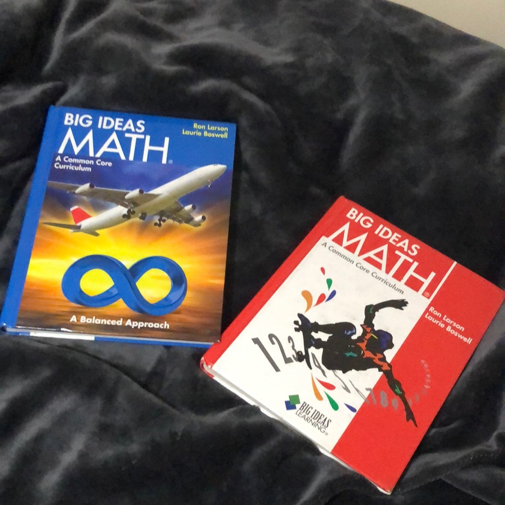 MIDDLE SCHOOL MATH BOOKS